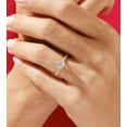 thumbnail image 4 of vylahjewellery 1.50 Ct Round Cut Anniversary Ring 10K Rose Gold Engagement Ring Attractive Moissanite Diamond Ring, 4 of 5