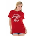 thumbnail image 4 of Chase Dreams Not Boys Inspiration Women's Graphic T Shirt Tees Brisco Brands M, 4 of 6