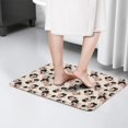 thumbnail image 4 of Beige Cow Head Pattern Flannel Non Slip Door Rugs,Washable Door Mats Indoor,Decorative Door Mats,Dirt-Resistant and Absorbent Doormat for Entrance,Bedroom,Kitchen,Bathroom,23.5x16in(60x40cm), 4 of 5