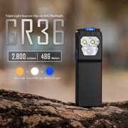 IMALENT GR36 Super Bright Rechargeable EDC Flashlight - 2800 Lumens, IP56 Waterproof