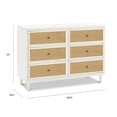 thumbnail image 5 of Namesake Marin with Cane 6 Drawer Assembled Dresser, 5 of 7