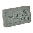 thumbnail image 2 of Reloj despertador digital con pantalla LCD, termómetro, higrómetro, monitor digital de temperatura y humedad, alarma con función de repetición y reloj inteligente, calendario y reloj electrónico., 2 of 6
