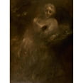 thumbnail image 2 of Eugène Carriere 15x18 Gold Ornate Wood Frame and Double Matted Museum Art Print Titled - Portrait of Madame Aline Menard-Dorian (1905), 2 of 4