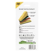 Gator 780805 80/120/220 Grit Zip Micro Small Area Sanding Kit, 12 Pieces