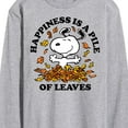 thumbnail image 3 of Peanuts - Happiness Is A Pile Of Leaves - Men's Long Sleeve T-Shirt, 3 of 6