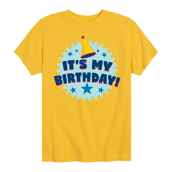Instant Message - It's My Birthday Short Sleeve Graphic T-Shirt