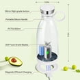 thumbnail image 5 of MIAOKE Batidora portátil, licuadora portátil de moda para batidos y licuados de 11.2 onzas, magnética USB de carga rápida, mini mezcladora de jugo fresco, llévala para viajar -WH, 5 of 5
