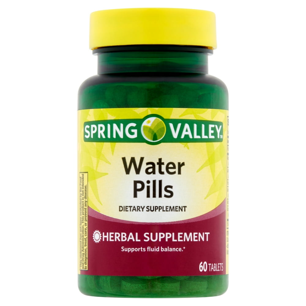 Spring Valley Water Pills, 60 Tablets