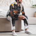 thumbnail image 7 of Naloa Dachshund Sitting in Bathtub Men’s Pajamas Set - Long Sleeve Button Down Sleep Shirt and Pajama Bottoms Sleepwear Set-Medium, 7 of 7