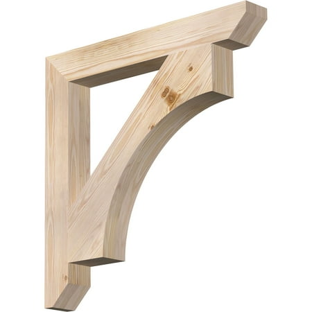

Ekena Millwork 3 1/2 W x 28 D x 28 H Westlake Slat Smooth Bracket Douglas Fir