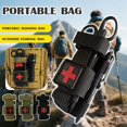thumbnail image 2 of Pochette de Premiers Secours Portable, Multifonctionnelle pour Usage Extérieur, 16*7cm Nylon, Imperméable et Compacte, 2 of 8