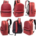 thumbnail image 2 of Wholesale Classic 15" Basic Backpack in 12 Assorted Colors - Bulk Case of 24 Bookbags, 2 of 6