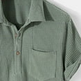 thumbnail image 3 of Sngxgn Men's Short Sleeve Sport Polo Shirt(Green,S), 3 of 5