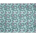 thumbnail image 4 of oneOone Tissu Polyester Lycra Imprimé Feuilles & Tourbillon Tissu de Couture BTY 56 Pouces de Large, 4 of 4