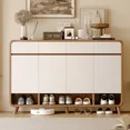 thumbnail image 4 of Zapatero con cajón de madera, Zapatero de almacenamiento moderno Vertical ajustable, organización del hogar, pasillo Schuhe Schrank, 4 of 4