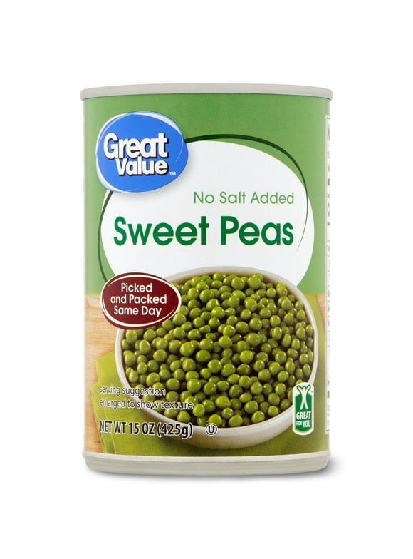 Canned peas in Canned vegetables