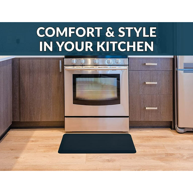  Anti Fatigue Comfort Mat by DAILYLIFE, Non-Slip Bottom - 3/4  Thick Durable Kitchen Standing Floor Mat with Extra Support at Home, Office  and Garage - Waterproof & Easy-to-Clean (24 x 60