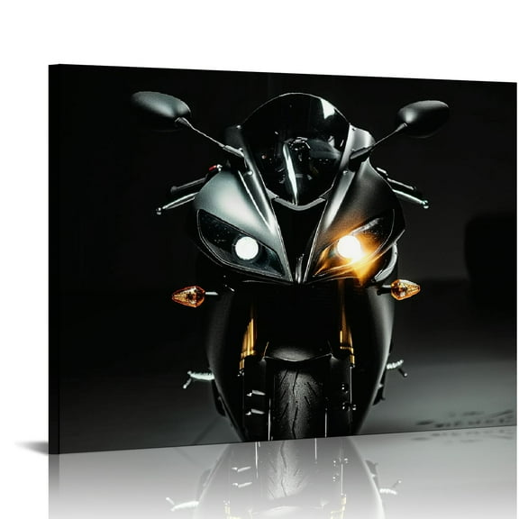 Orinice  Original Design Motorcycl Poster Yamaha YZF-R6 Decor Prits Painting Aesthetic Wall Art Canvas for Sports Wall decor for Men Unframed  20x16in