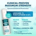 thumbnail image 4 of Ebanel Set of 5% Lidocaine Numbing Cream and 5% Lidocaine Spray Pain Relief Numbing Spray for Skin, Maximum Strength Topical Anesthetic to Numb Pain Burn Itch for Local and Anorectal Uses, 4 of 10