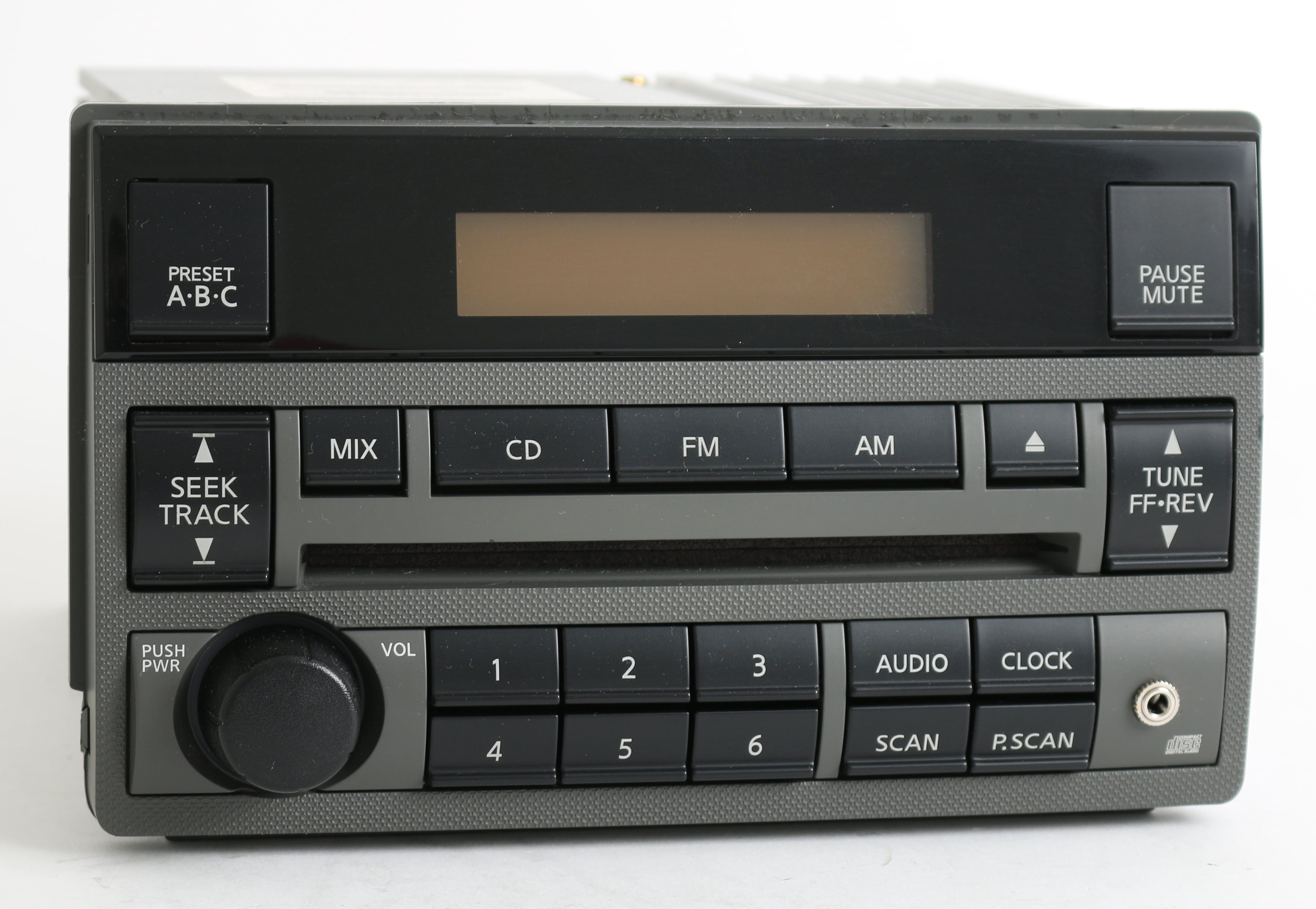 Restored 05-06 Nissan Altima Frost Radio AMFM CD w Aux Input Standard Vol Ctrl 28185ZB00A (Refurbished)