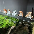 thumbnail image 4 of Sunjoy Tech Fish Tank Landscaping Vivid Shape Exquisite Cartoon Fishing Cat Ornament Aquarium Decor Household Supply, 4 of 4