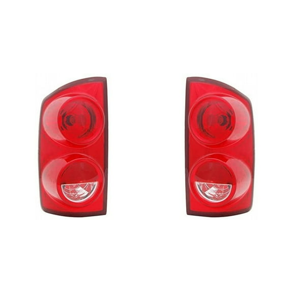 For Dodge Ram 1500/2500/3500 Tail Light 2007 2008 2009 Driver and Passenger Side Pair For CH2800165, CH2801165 | 55277303AC, 55277302AC