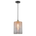 thumbnail image 2 of Innovations Lighting  Cobbleskill - 1 Light 9" Cord Hung Mini Pendant Mercury/Black Antique Brass, 2 of 5