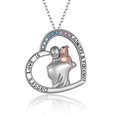 thumbnail image 1 of Collar colgante brillante Yashi con colgante de corazón, 1 of 5
