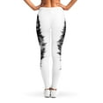 thumbnail image 2 of Siberian Husky Portrait Print Leggings, Dog Pet Lover Sexy Yoga Leggings For Women., 2 of 5