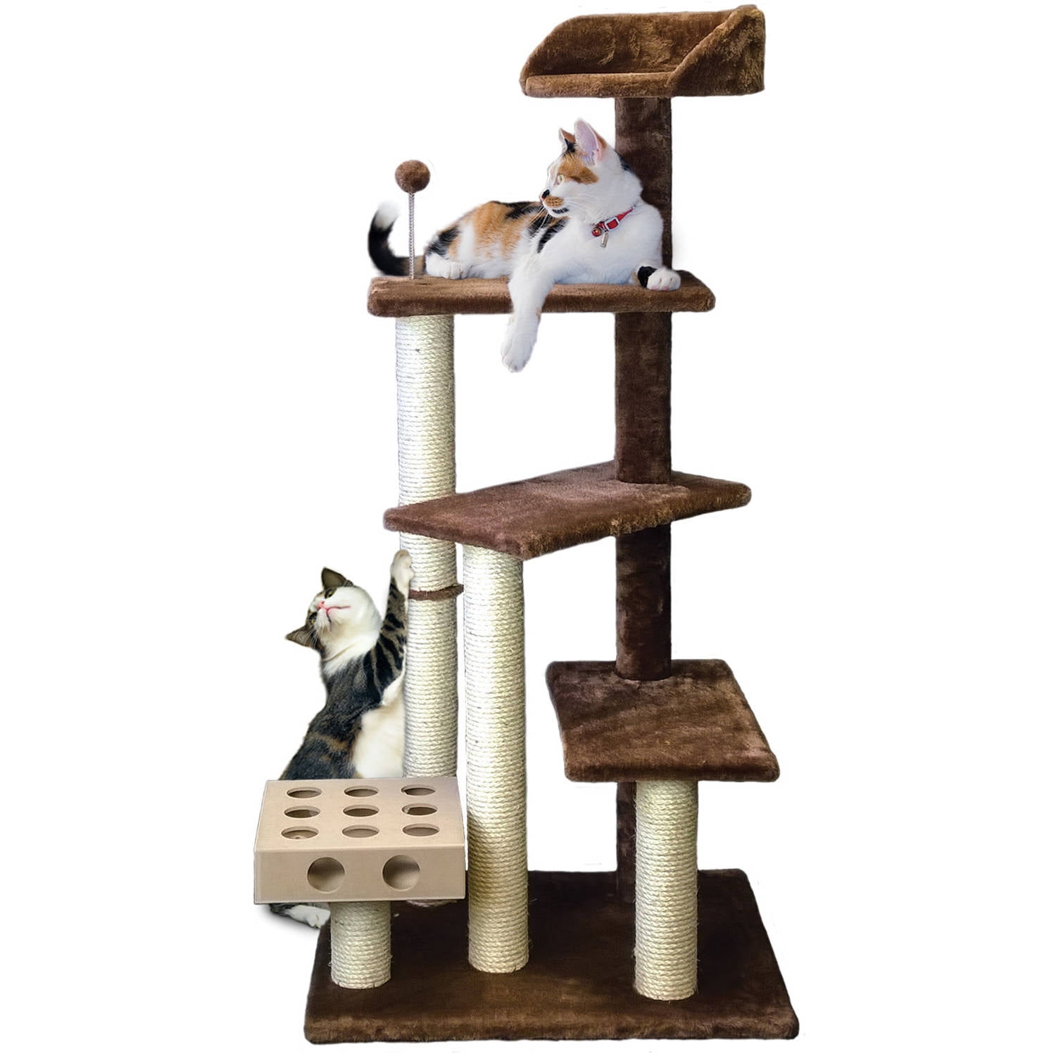 FurHaven Pet Cat Tree Tiger Tough Cat Tree House Furniture for Cats
