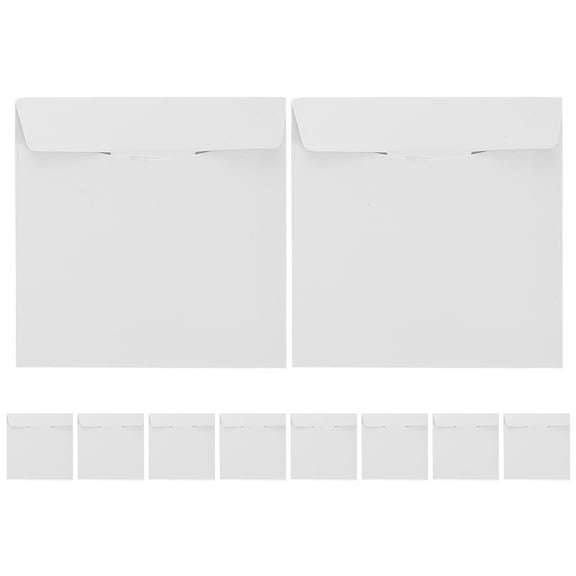 QIDITONG 10pcs White Cardboard CD/DVD Mailer Envelopes CD Shipping Boxes for Moving Storage for Secure Shipping Storage Protection Lightweight Packaging Solution