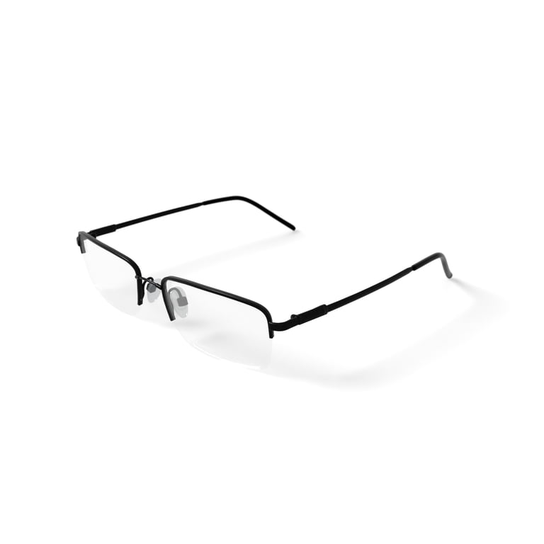 TiFlex Men's T1759 Rectangular Prescription Eyeglasses with Case