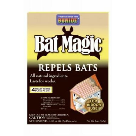 Bat Magic - 4pc Bat Magic Bat Repellent Safely Repels Bats From Attics 2PK