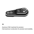 thumbnail image 3 of Aluminum Alloy 25T Steering Servo Arm Horn Silver for 1/10 RC Car/Boat/Airplane Boat Accessories 2 Pcs, 3 of 7