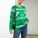 thumbnail image 2 of Suéter Abrigo Mujer Gibobby de Navidad con patrón geométrico de cuello redondo Verde XL, 2 of 4
