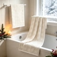 thumbnail image 6 of Christmas Snowflake Kitchen Towels Set of 2, Absorbent Decorative Hand Dish Towels, Festive Seasonal Towel for Kitchen Counter Cleaning & Holiday Gift Home Decor,23.6x15.7in, 6 of 6