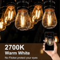 thumbnail image 4 of S14 E27 Edison LED Glhbirne, 2W Vintage Filament Fadenlampe, Amber, Warmwei 2700K, 360 Abstrahlwinkel, Nicht Dimmbar 6er-Pack [Energy Class G], 4 of 5