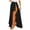 Black, variant on Women Skirts Elastic High Waist Maxi Skirts for Women Long Length Skirts with Pockets Black S
