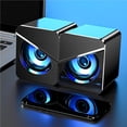 thumbnail image 1 of 2pcs portable Loudspeaker Kit USB Versatile PC Stereo Speaker For Loudspeaker Kit PC Smartphones Laptops, 1 of 9