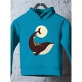 thumbnail image 4 of Image Conscious Giraffe On A Whale Hoodie Toddler -Jay Fleck Designs, Unisex Casual Fit, 4 of 4