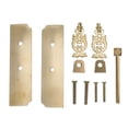 thumbnail image 2 of Tirador de latón antiguo chino Tirador de puerta chino Tirador de muebles retro de estilo chino TiraManijas de gabinete orientales, latón retro resistente a la corrosión Fácil instalación Exquisita ma, 2 of 8