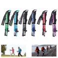 thumbnail image 2 of Bâton de Randonnée Pliable Extérieur 5 Sections Camping Portable Marche Randonnée, 2 of 4