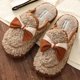 thumbnail image 4 of Pantufla Zapatillas de interior difusas, cómodas zapatillas térmicas planas antideslizantes para el hogar en interiores DQrwqpou Tenis De Mujer Tenis De Hombre, 4 of 5