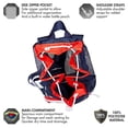 thumbnail image 3 of Tyr Mochila Tipo Momia De Malla Grande Para Natación Húmeda, Gimnasio Y Equipo De Entrenamiento, Rojo/Azul Marino, Talla Única (Lbmmb3), 3 of 5