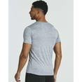 thumbnail image 3 of Real Essentials 5 Pack: Men’s Dry-Fit Moisture Wicking Active Athletic Performance Crew T-Shirt, 3 of 7