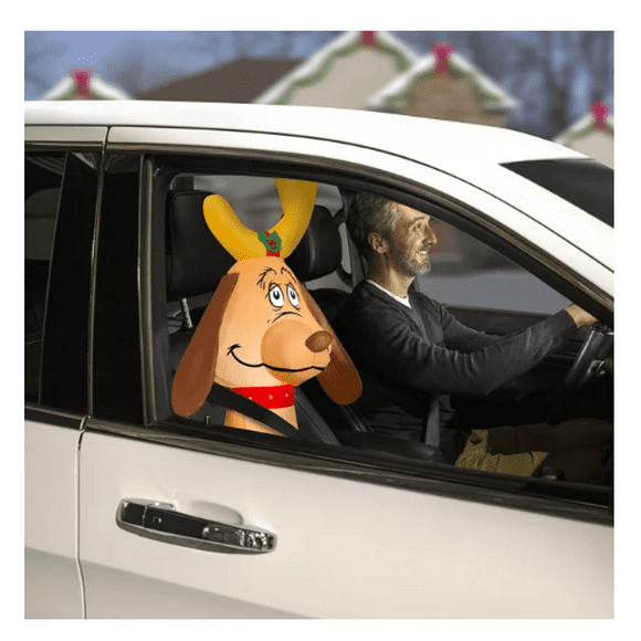 Dr. Seuss Grinch Max with Antlers Car Buddy