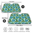 thumbnail image 3 of Balery Hawaii Palms Print Car Windshield Sun Shade,Windshield Sunshade for Car Pickup Truck SUV Accessories-Small, 3 of 7