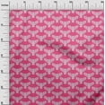 thumbnail image 2 of oneOone Viscose Chiffon Fabric Owl Block Print Fabric BTY 42 Inch Wide, 2 of 4