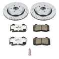 thumbnail image 3 of PowerStop Rear Z26 Street Warrior Carbon-Fiber Ceramic Brake Pad and Drilled and Slotted Rotor Kit Fits: JEEP Select Models K5956-26, 3 of 9