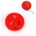 thumbnail image 1 of 1 pcs Housse en Silicone Étui Porte Veste de Peau Compatible avec BENZ SMART Bouton Télécommande Fob, 1 of 8
